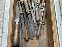 Assortiment metaalvijlen plat -excl houten bak - afbeelding 2 van  2