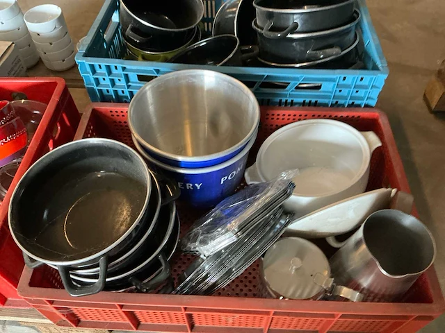Assortiment potten en schaaltjes - afbeelding 3 van  6