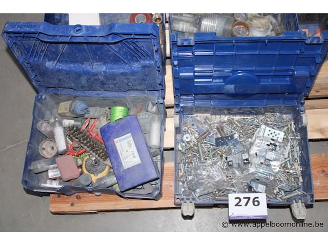 Assortiment schroeven en bevestigingsmaterialen - berner - diverse maten assortiment tape en kabelstukken - diverse types assortiment borstels en slijphulpmiddelen - diverse types assortiment pluggen - diverse maten - afbeelding 4 van  4