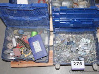 Assortiment schroeven en bevestigingsmaterialen - berner - diverse maten assortiment tape en kabelstukken - diverse types assortiment borstels en slijphulpmiddelen - diverse types assortiment pluggen - diverse maten - afbeelding 4 van  4