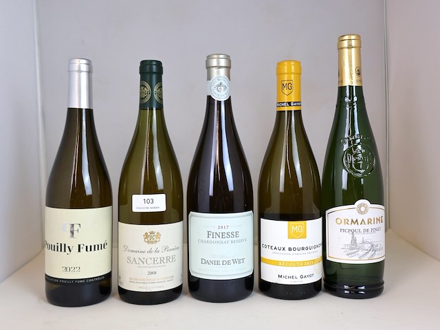 Assortiment witte wijnen 2008–2023 (5x) - afbeelding 1 van  5