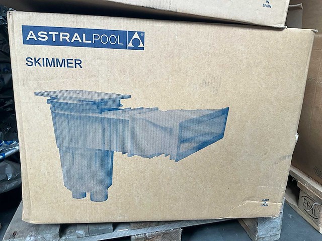 Astralpool abs 17,5l hoogwater skimmer (2x) - afbeelding 1 van  1