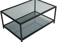 Astro salontafel | metalen frame | fume, zwart - afbeelding 9 van  9