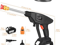 Asuncell accu-hogedrukreiniger met 2 x 5500 mah accu's - afbeelding 2 van  4