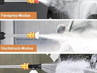 Asuncell accu-hogedrukreiniger met 2 x 5500 mah accu's - afbeelding 3 van  4