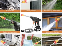 Asuncell accu-hogedrukreiniger met 2 x 5500 mah accu's - afbeelding 6 van  6