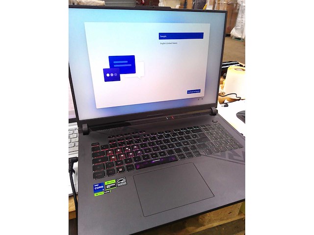 Asus rog strix g18 g814jv-dr5185w gaming laptop - 18,0" - afbeelding 9 van  10