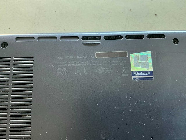 Asus tp510u laptop - afbeelding 5 van  6