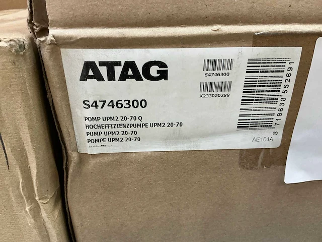 Atag upm2 20-70 circulatiepomp (2x) - afbeelding 2 van  4