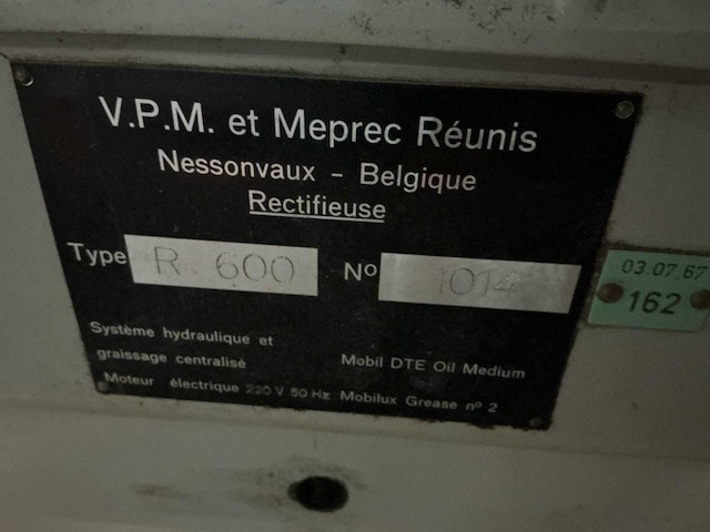 Atieffe/vpm r600 rondslijpmachine - afbeelding 4 van  7