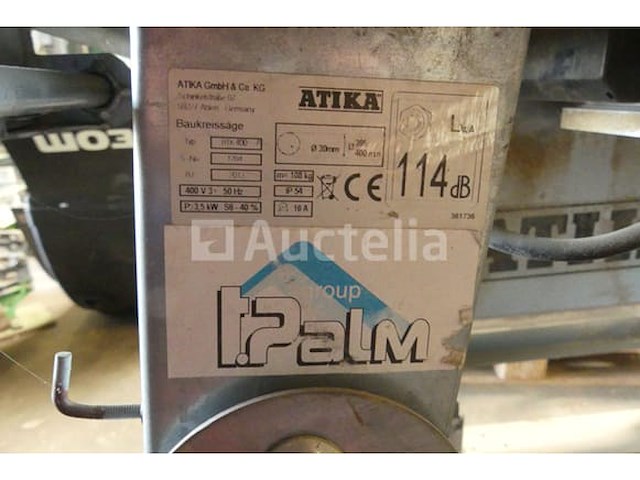 Atika btk400 bouwplaatscirkelzaag - afbeelding 8 van  8