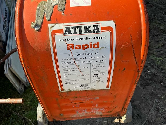 Atika rapid ra betonmolen - afbeelding 5 van  6
