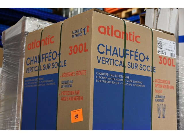Atlantic chaufféo+ 300l elektrische boiler - afbeelding 1 van  3