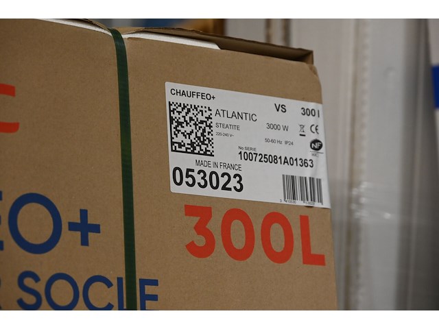 Atlantic chaufféo+ 300l elektrische boiler - afbeelding 2 van  3