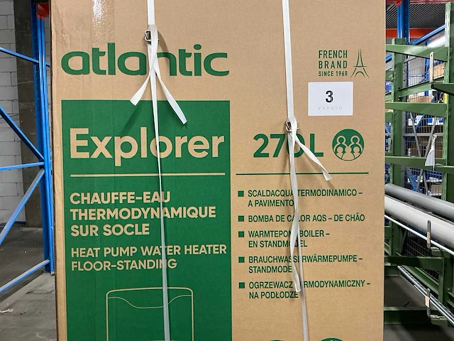 Atlantic explorer v4 warmtepompboiler - afbeelding 1 van  4