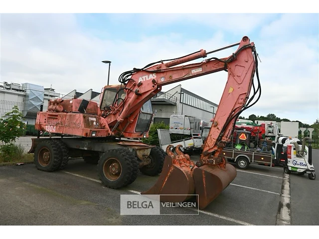 Atlas 1304 graafmachine/bandenkraan - afbeelding 9 van  22