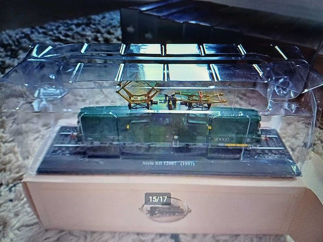 Atlas collection edities - collectio trains miniatuur 15x - vintage speelgoed - afbeelding 10 van  17