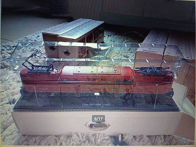 Atlas collection edities - collectio trains miniatuur 15x - vintage speelgoed - afbeelding 14 van  17