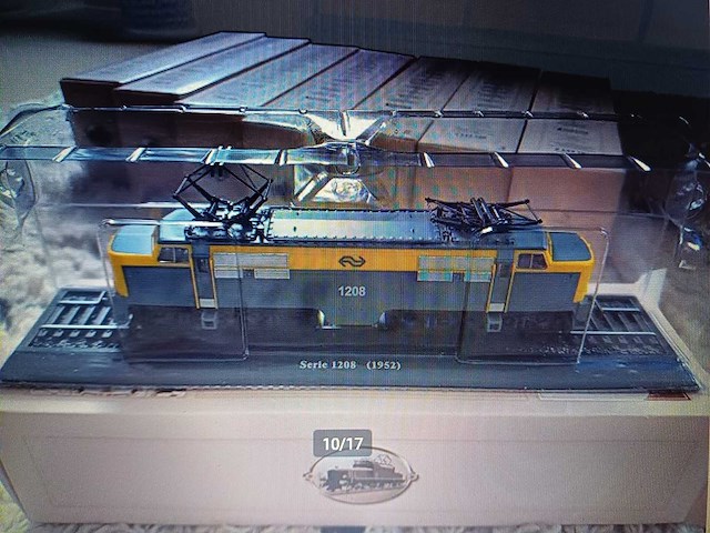 Atlas collection edities - collectio trains miniatuur 15x - vintage speelgoed - afbeelding 2 van  17