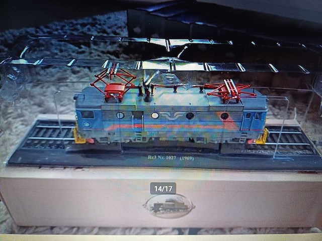 Atlas collection edities - collectio trains miniatuur 15x - vintage speelgoed - afbeelding 8 van  17