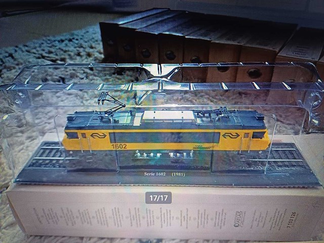 Atlas collection edities - collectio trains miniatuur 15x - vintage speelgoed - afbeelding 9 van  17