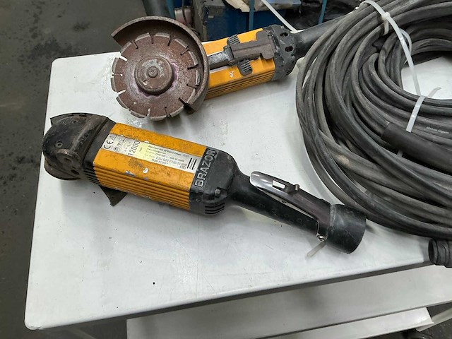 Atlas copco brazor haakse slijper (2x) - afbeelding 2 van  4