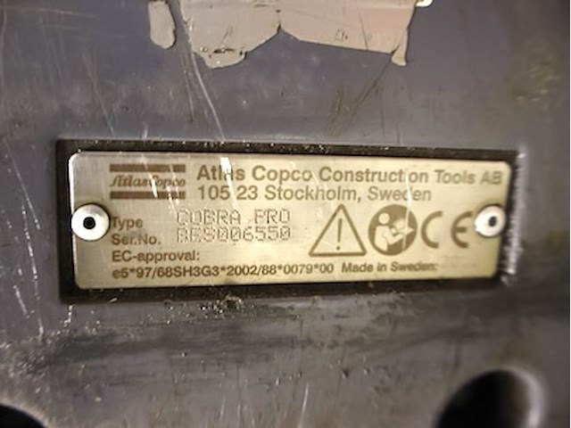 Atlas copco breekhamer - afbeelding 4 van  4