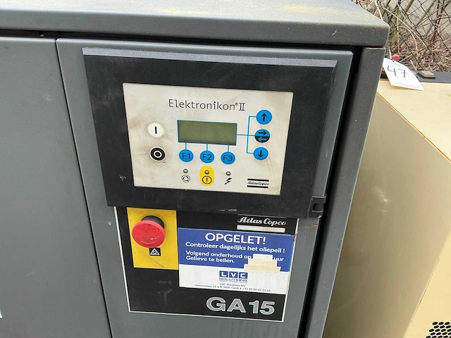 Atlas copco ga15 ff luchtcompressor - afbeelding 4 van  4