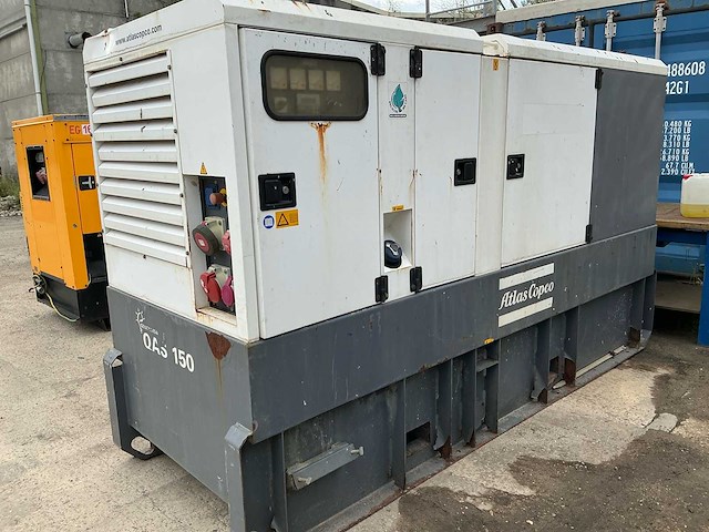 Atlas copco qas150 stroomgenerator - afbeelding 1 van  8