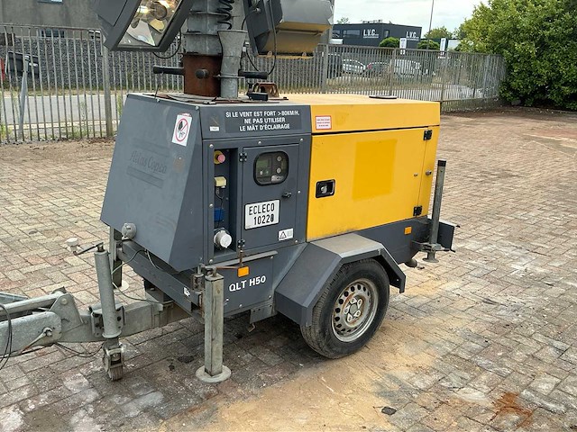 Atlas copco qlt h50 lichtmast / mobiele generator - afbeelding 2 van  21