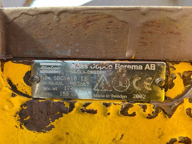 Atlas copco sbc 410 hydraulische breekhamer - afbeelding 4 van  4