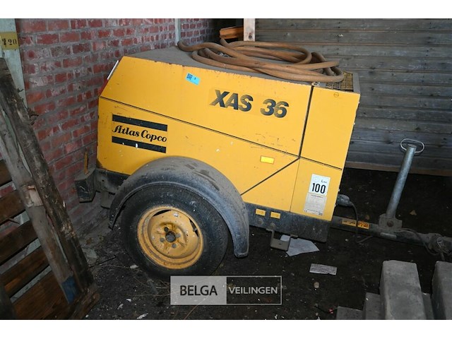 Atlas copco xas 36 mobiele compressor - afbeelding 2 van  8