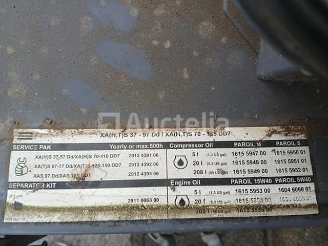 Atlas copco xas47 chassiscompressor - afbeelding 3 van  8