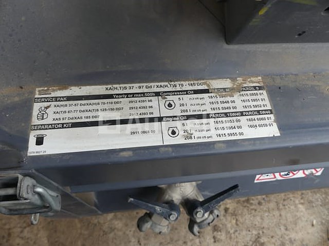 Atlas copco xas47 chassiscompressor - afbeelding 10 van  10