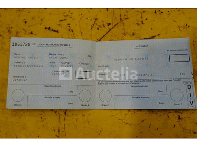 Atlas copco xas65 sleepcompressor - afbeelding 4 van  30