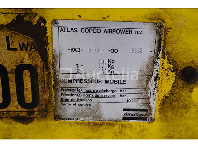 Atlas copco xas65 sleepcompressor - afbeelding 7 van  30