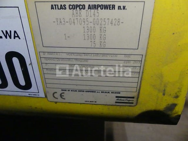 Atlas copco xas90 sleepbare compressor - afbeelding 7 van  8