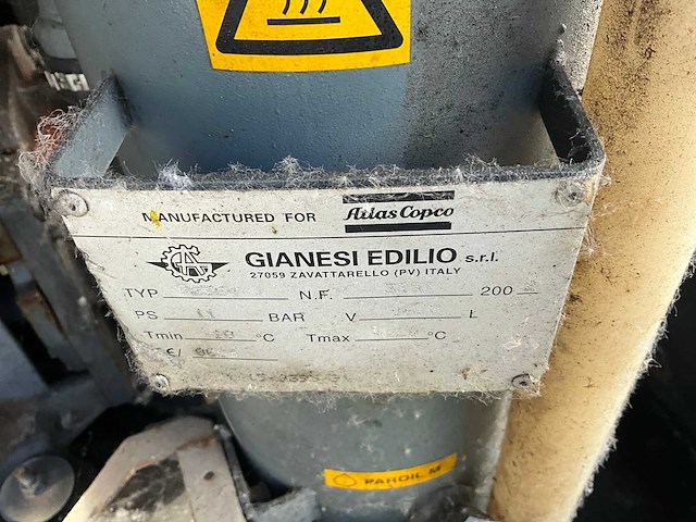 Atlas copco xas96 mobiele schroefcompressor - afbeelding 2 van  8