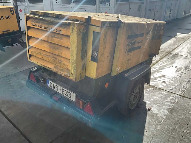 Atlas copco xas96 mobiele schroefcompressor - afbeelding 4 van  8