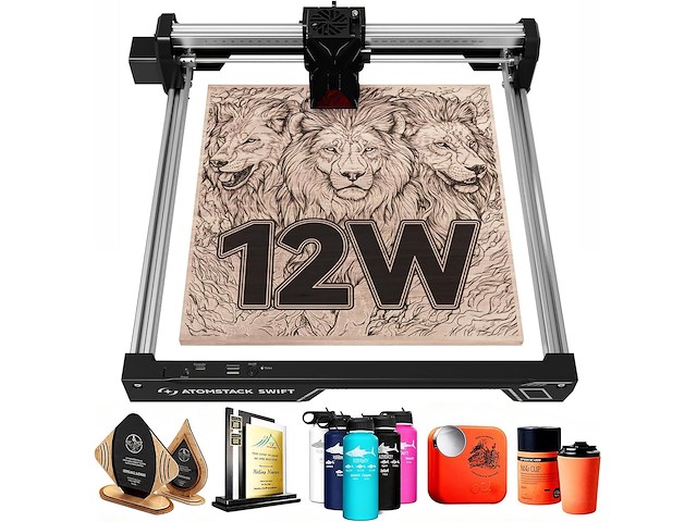 Atomstack 12 w lasergraveermachine - afbeelding 1 van  5