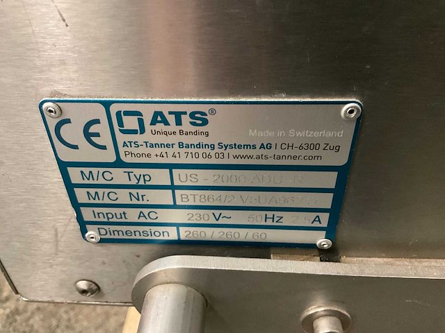 Ats us-2000 adu r bandeermachine - afbeelding 2 van  15
