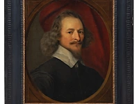 Attrib. to jacob i van oost (1603-1671), portrait of a man with a collar in a medallion, mid 17thc, oil on canvas 67 x 56 cm. (26.37 x 22.05 in.), frame: 88 x 77.5 cm. (34.64 x 30.51 in.) - afbeelding 2 van  5