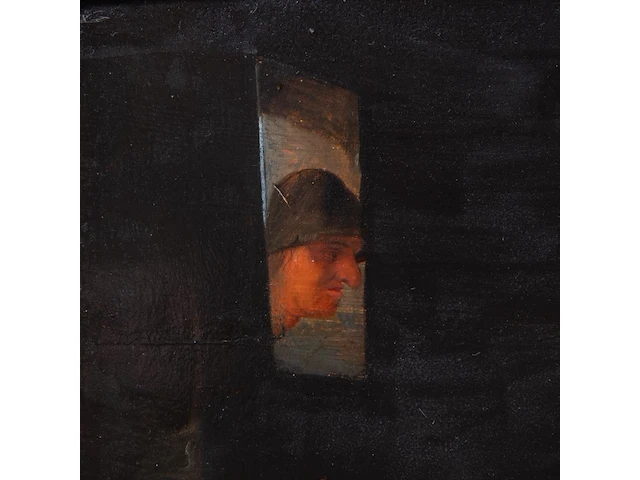 Attrib. to jan miense molenaer (1605-1668), smokers in an inn, oil on oak, 35 x 56 cm. (13.77 x 22.05 in.), frame: 50 x 70 cm. (19.67 x 27.55 in.) - afbeelding 7 van  7