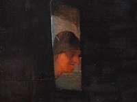 Attrib. to jan miense molenaer (1605-1668), smokers in an inn, oil on oak, 35 x 56 cm. (13.77 x 22.05 in.), frame: 50 x 70 cm. (19.67 x 27.55 in.) - afbeelding 7 van  7