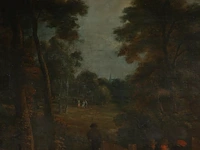 Attrib. to philipp de hondt (1683-1741), flemish village feast, ca. 1700, oil on canvas 124 x 94 cm. (48.82 x 37.00 in.), frame: 140 x 110 cm. (55.11 x 43.31 in.) - afbeelding 7 van  7