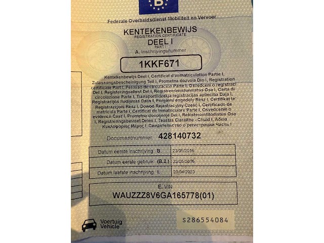 Audi - 2016 - a3 - personenauto - afbeelding 21 van  32