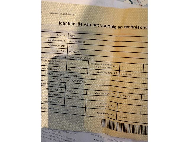 Audi - 2016 - a3 - personenauto - afbeelding 24 van  32