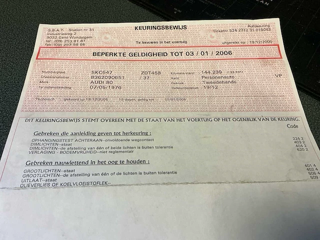 Audi - audi 80 - 80 b1 - oldtimer - afbeelding 23 van  33