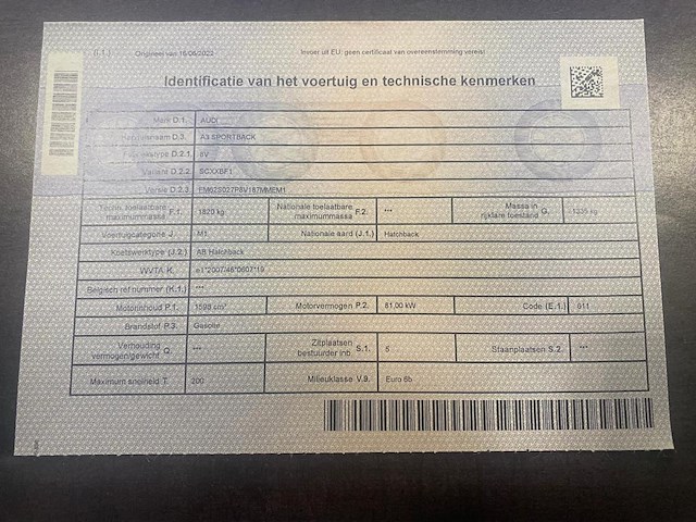 Audi a3 sportback, 2016 - afbeelding 10 van  21