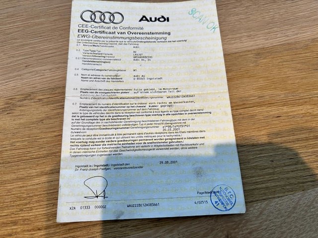 Audi a4, 2001 - afbeelding 38 van  45